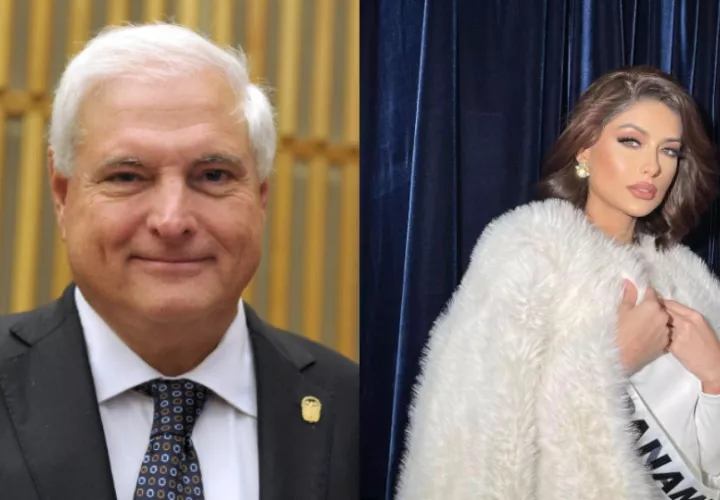 Ricardo Martinelli e Italy Mora. Fotos: Archivo e Instagram