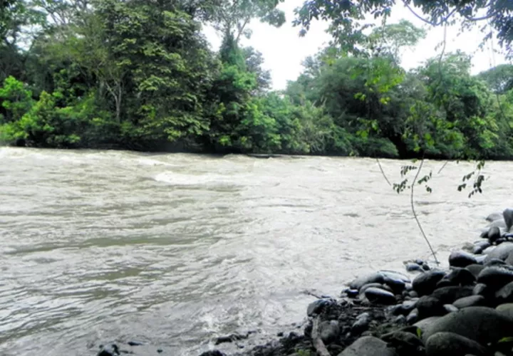 El río Chiriquí Viejo se desbordó la madrugada de este viernes 8 de noviembre. Foto: Archivo/Ilustrativa. 
