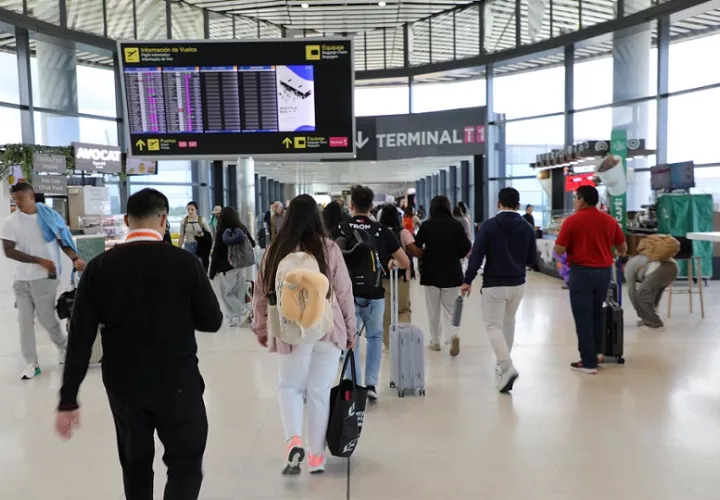 En octubre, la terminal aérea registró 1,623,123 pasajeros internacionales. Foto: Cortesía