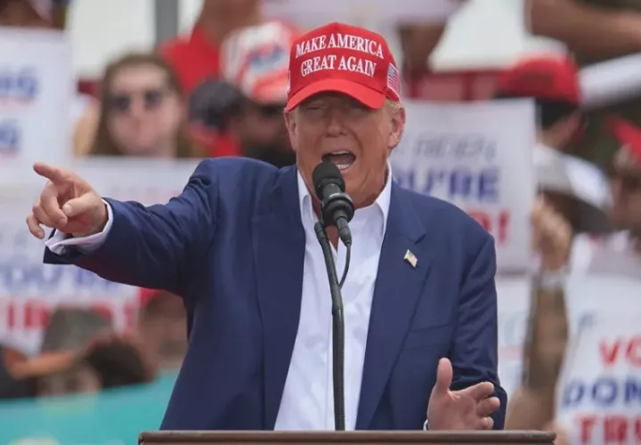 Donald Trump se alzó con la victoria obteniendo 277 votos. Foto: EFE