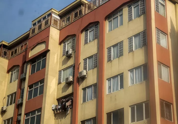 Un edificio residencial en Kabrul. Foto: EFE/EPA