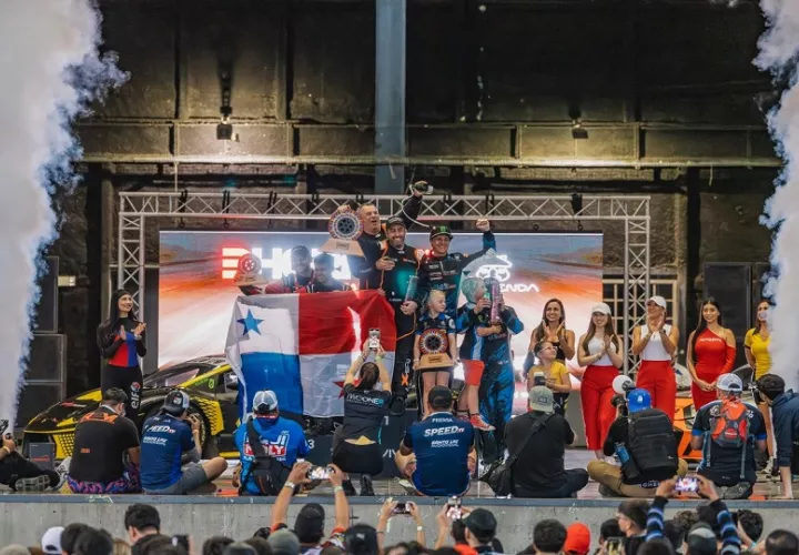 Equipo panameño festeja en Costa Rica. Foto: Cortesía