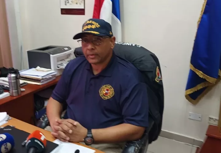 El coronel Víctor Raúl Álvarez, explicó que la situación es muy delicada. Foto. Melquíades Vásquez