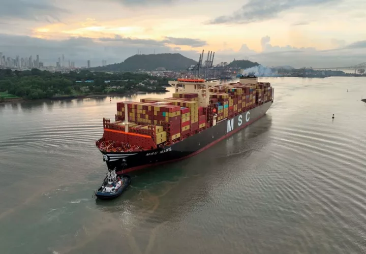 Tránsito de buques por el Canal de Panamá. Foto: Cortesía