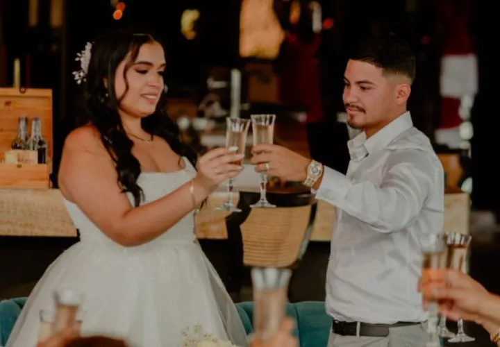 Jesús Abdiel y Valery se casaron. Foto: Cortesía