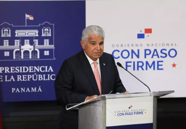 José Raúl Mulino, presidente de la República. Foto. Cortesía