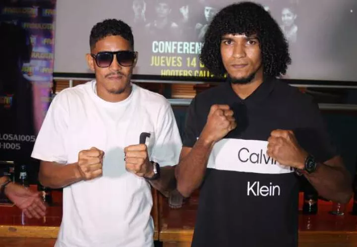 El panameño Kadir Macías (izq.) peleará contra  el colombiano Joyneer Cervera . Foto: Cortesía 