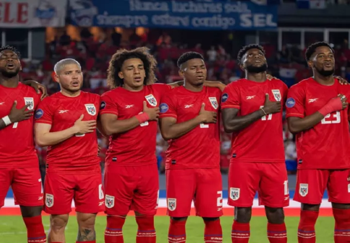 Jugadores del equipo de Panamá. Foto: FPF