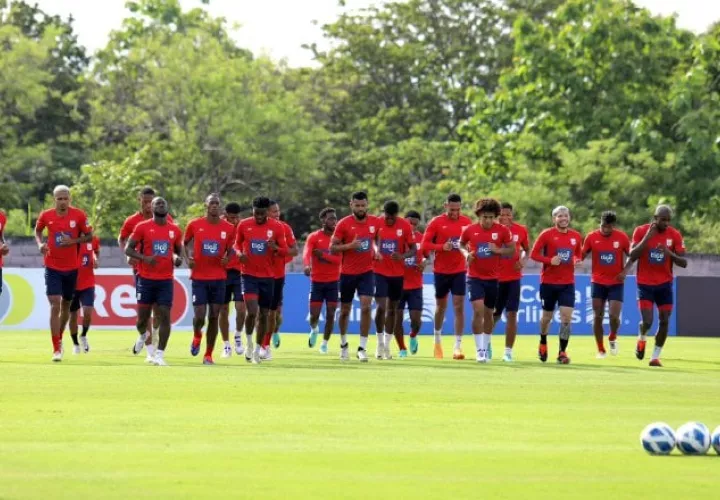 Jugadores del equipo mayor de Panamá. Foto: Fepafut
