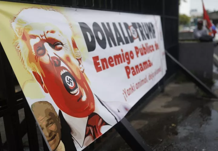 Trump pidió el fin de semana la devolución del Canal de Panamá al criticar las altas tarifas. Foto: EFE