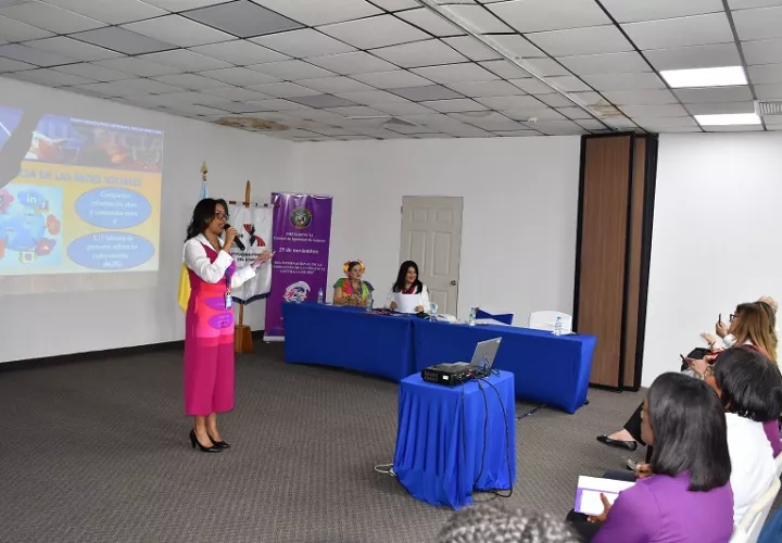 En la charla, se abordaron temas como la Ley 82 de 2013, que establece medidas de prevención. Foto: Diómedes Sánchez  