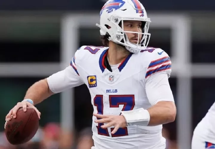 Josh Allen de los Bills. Foto: EFE