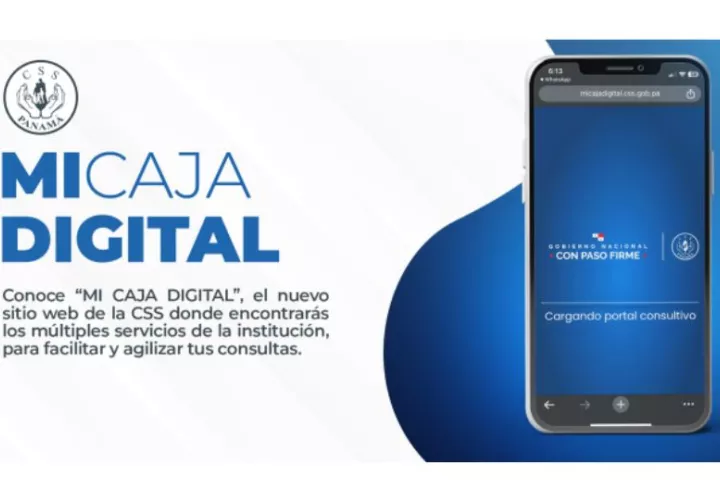 Plataforma "Mi Caja Digital". 