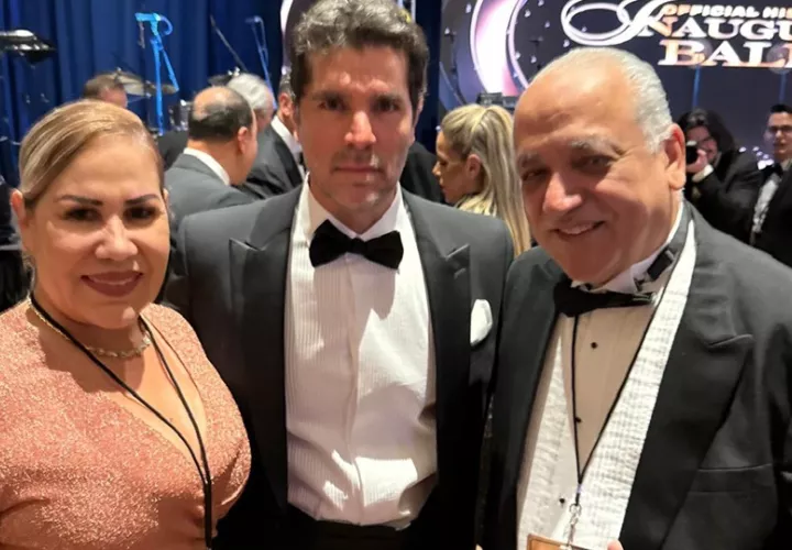 Luis Eduardo Camacho y Shirley Castañedas durante las galas en EE. UU. Foto: Cortesía