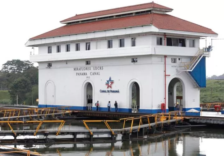 Las esclusas Miraflores del Canal de Panamá. Foto: EFE