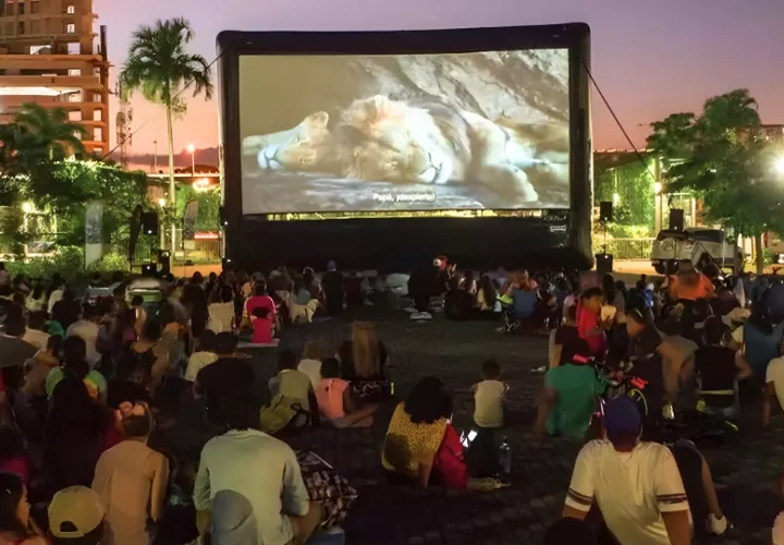 En sus inicios el festival se llamaba 'Cine en el Parque'. Foto: Cortesía