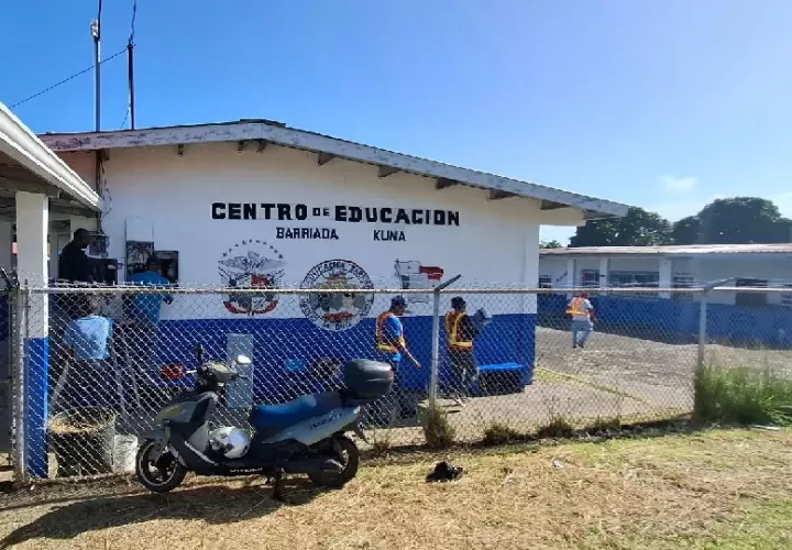 Las primeras escuelas en las que iniciarán los trabajos además de la Escuela Kuna, son: Escuela República del Paraguay, Bolivia, Porfirio Meléndez, Crispino Ceballos entre otras. Foto. Diómedes Sánchez