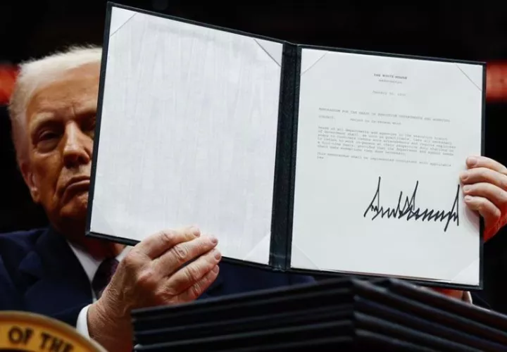 Donald Trump, presidente de Estados Unidos. Foto: EFE