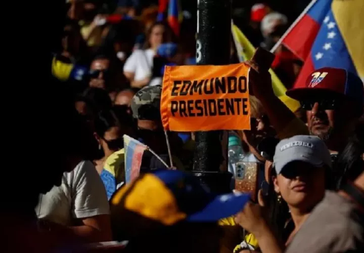 Protestas en Venezuela. Foto: EFE