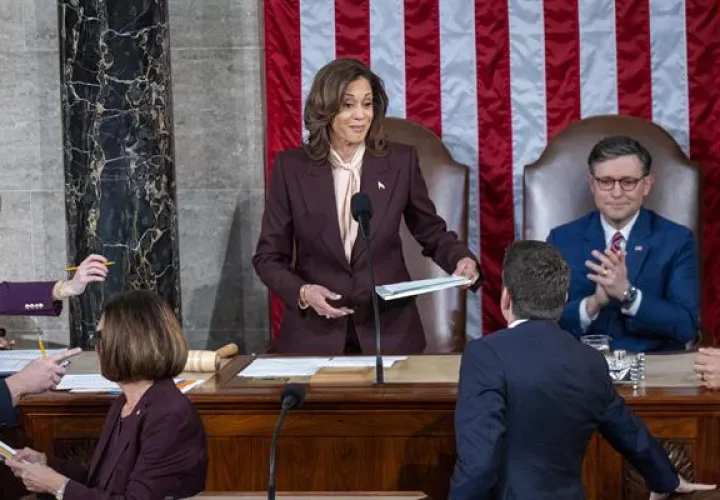 El Congreso de Estados Unidos certificó este lunes la victoria del republicano Donald Trump.