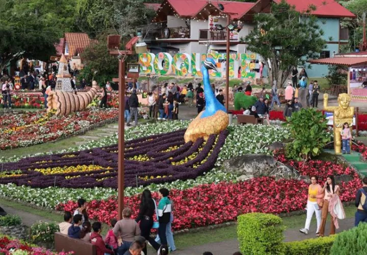 Feria de las Flores y el Café en Boquete, Chiriquí (Panamá). Foto: EFE