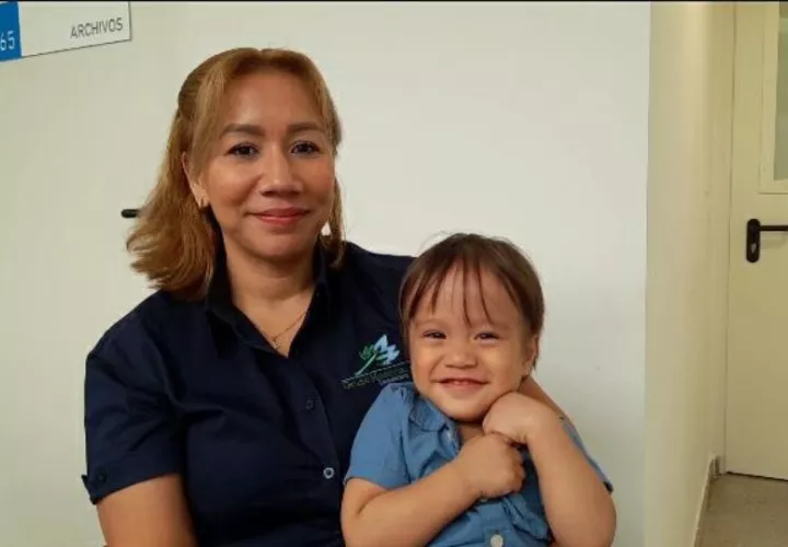 Jessica González y su hijo Jesse Matos. Foto: Cortesía
