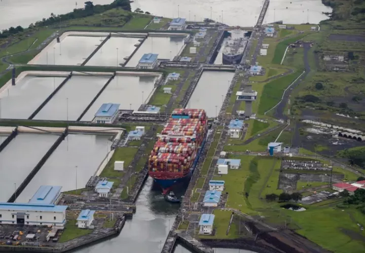 El Canal de Panamá está en la mira de Donald Trump. Foto: EFE