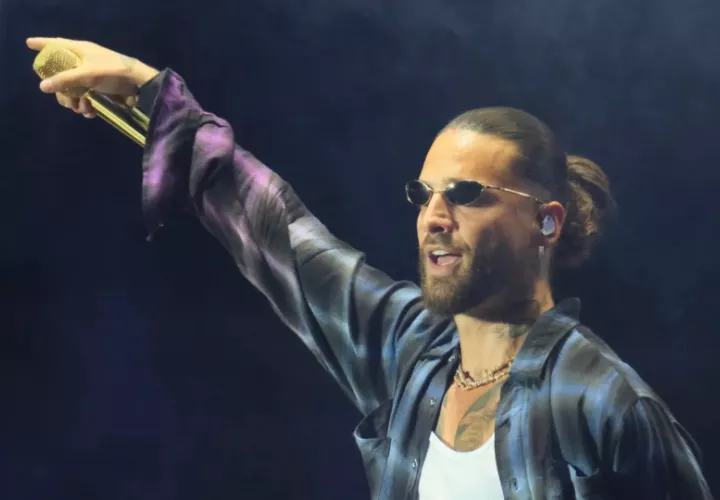 El cantante colombiano Maluma. Foto: EFE / Alberto Valdés