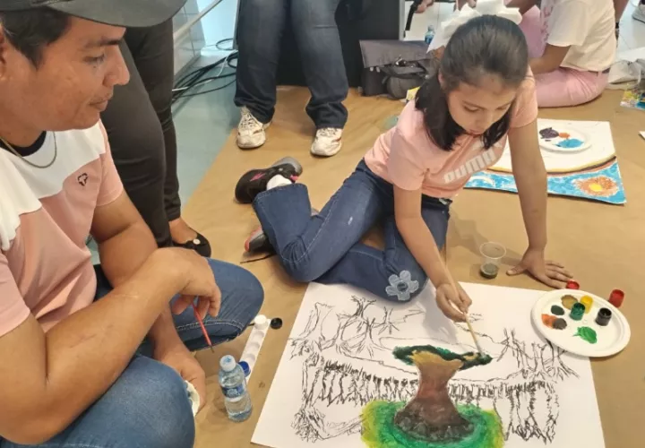 El taller destacó por ser un punto de encuentro para la familia. Foto: Cortesía