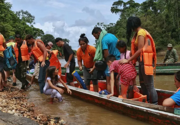 Migración irregular por la selva del Darién. Foto: Cortesía