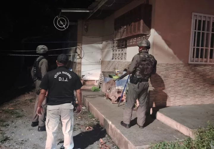 Se realizaron 28 allanamientos a nivel nacional en forma simultánea. Foto: Cortesía Policía