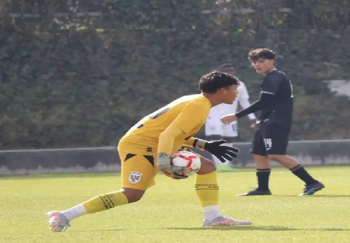 El portero David Bonilla fue la figura del partido por Panamá. Foto: Fepafut