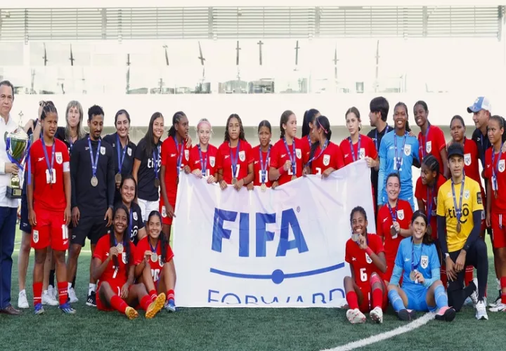 Panamá Sub-20 se coronó en UNCAF. Foto:@UNCAF