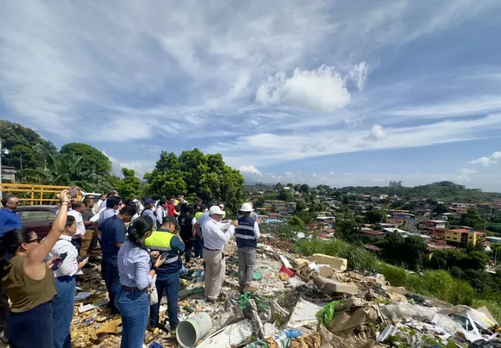 El pasado 8 de enero, los interesados asistieron a una inspección del área por donde se construirá la obra. Foto: Cortesía Metro de Panamá