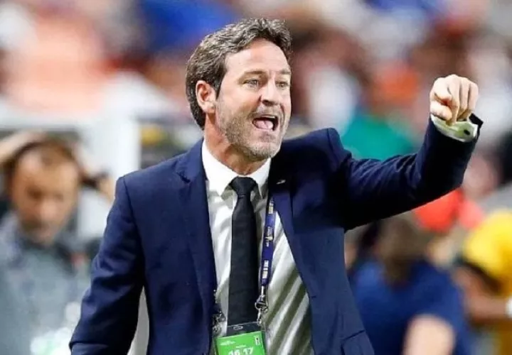 El seleccionador de fútbol de Panamá, el hispano danés Thomas Christiansen.