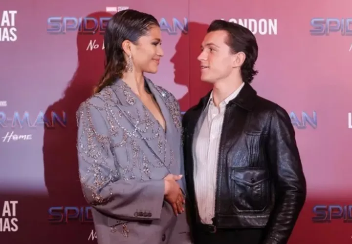 Zendaya y Tom Holland. Foto: EFE / EPA / Vickie Flores
