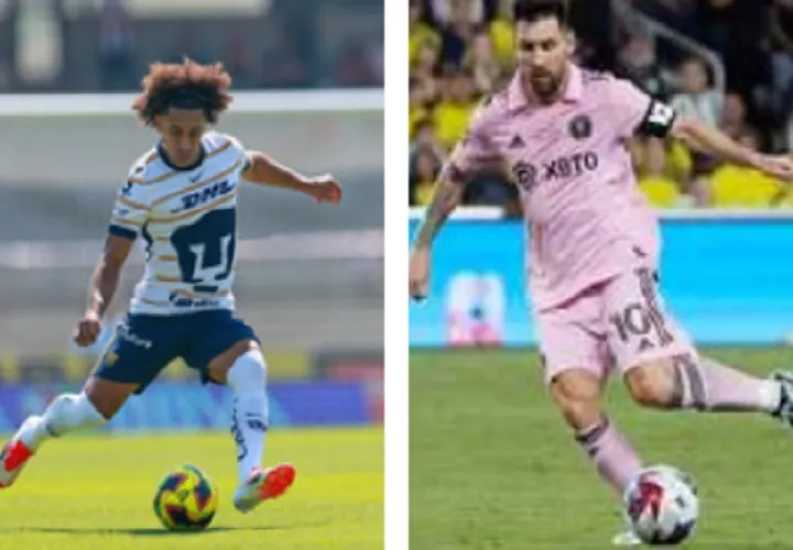 Adalberto 'Coco' Carrasquilla y Lionel Messi. Fotos. Instagram