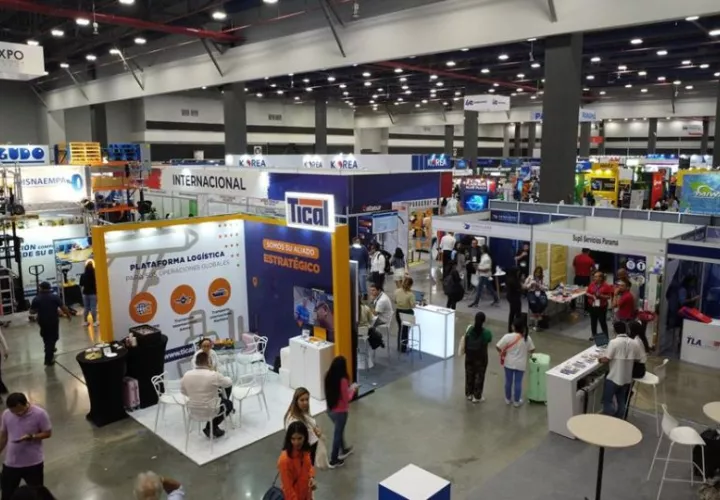 Pabellones en el Panamá Convention Center en 2024 durante una rueda de negocios. Foto: Cortesía