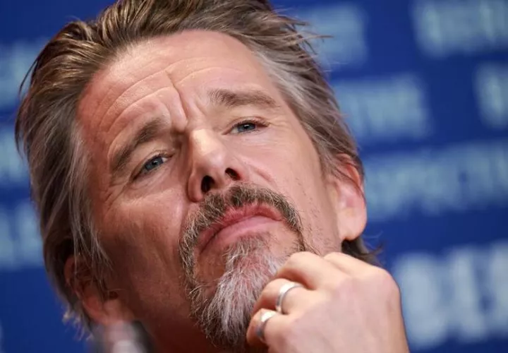 El actor Ethan Hawke asiste a la conferencia de prensa de 'Blue Moon'. Foto: EFE