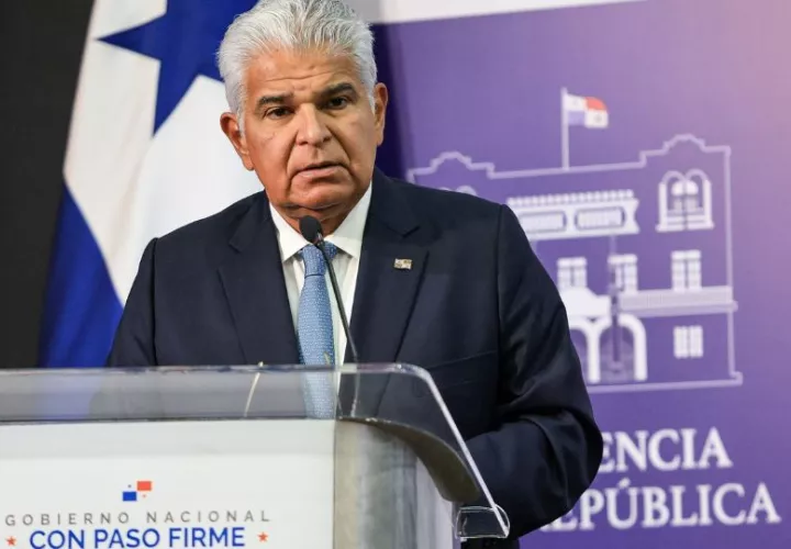 José Raúl Mulino, presidente de la República. Foto. Cortesía