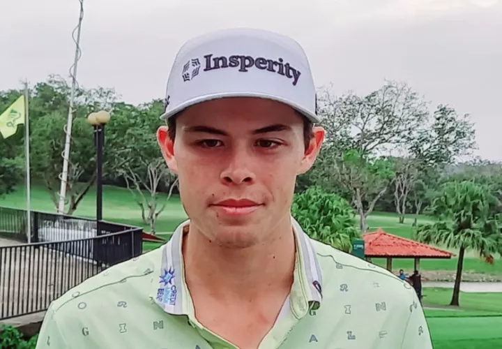 Johnny Keefer, líder del Panamá Championship 2025. Foto: Cortesía/Anyansi Gamez