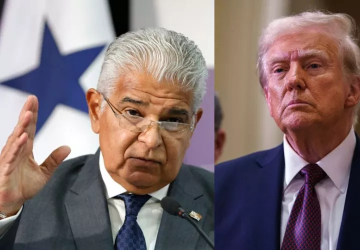 José Raúl Mulino y Donald Trump podrían conversar el viernes. Foto: EFE