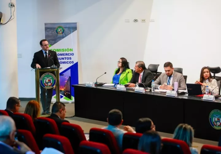 El ministro Julio Moltó ante la comisión de Comercio.