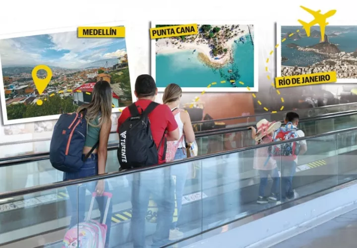 Medellín, Punta Cana y Río de Janeiro, están entre los destinos. Foto: Ilustrativa / Panamá América