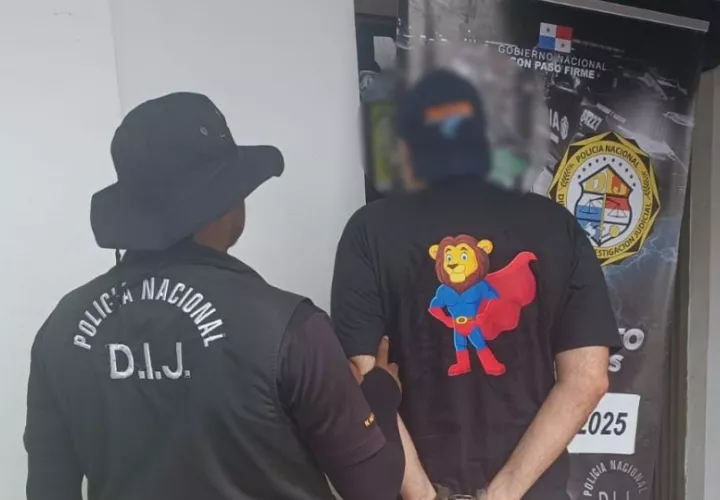 Aprehensión en Las Tablas. Foto: X / @policiadepanama