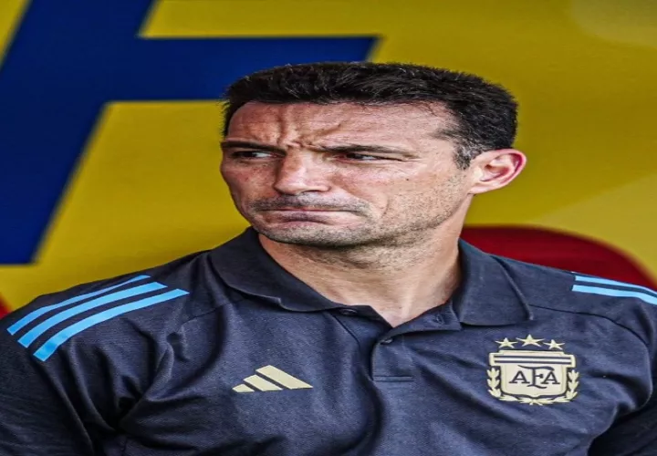 El seleccionador de Argentina, Lionel Scaloni. Foto: Cortesía
