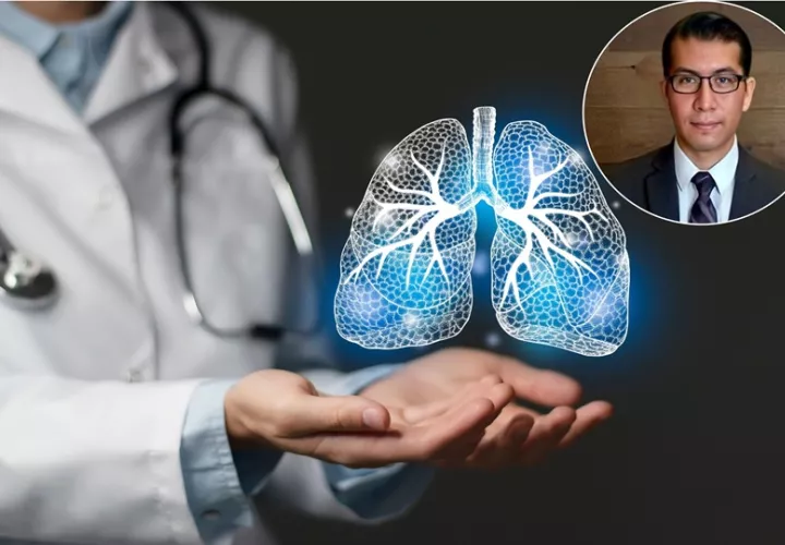 El Dr. Macedo aboga por acciones que permitan diagnósticos más tempranos de cáncer de pulmón. Foto: Cortesía