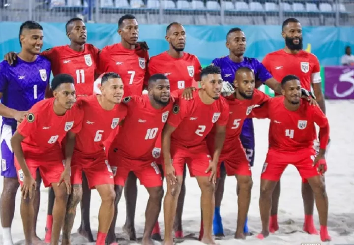 Equipo de Panamá de Fútbol Playa. Foto: FPF