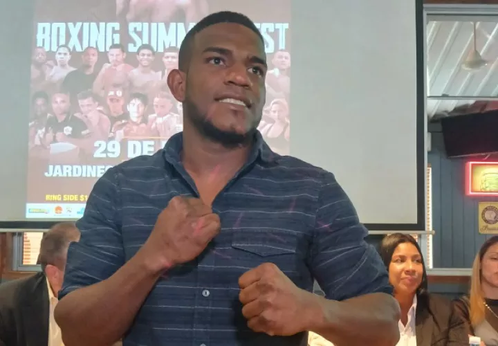 Jonathan Miniel, listo para volver a subir al ring. Foto: Jaime Chávez