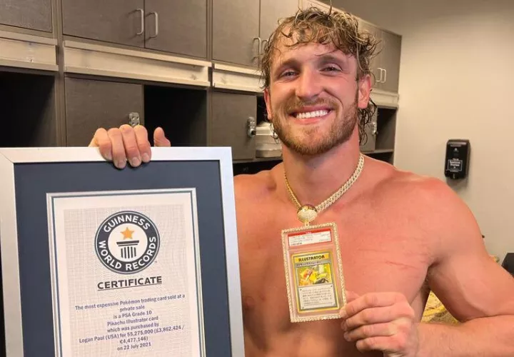 El  YouTuber y luchador profesional, Logan Paul.